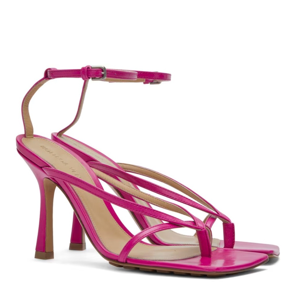 BOTTEGA VENETA
Pink Stretch Heeled Sandals